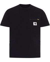 SACAI X CARHARTT WIP - Cotton Jersey T-shirt - Lyst