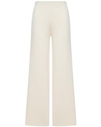 Max Mara Pure - Crepe Knit Trousers - Lyst