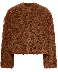 Tagliatore - Faux-Fur Long-Sleeve Jacket - Lyst