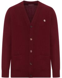 Gucci - Cashmere Cardigan With Logo On The Chest - Lyst