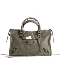 Balenciaga - Borsa le city piccola in pelle di agnello arena con finiture ottone - Lyst