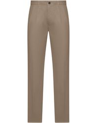 Incotex - Straight Leg Tailored Cotton Trousers - Lyst