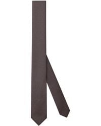 Gucci - Silk Tie With Crepe Effect - Lyst