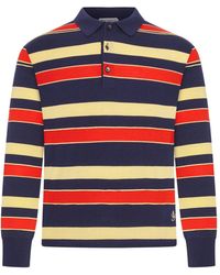 JW Anderson - J.W.Anderson Striped Knitted Rugby Polo - Lyst