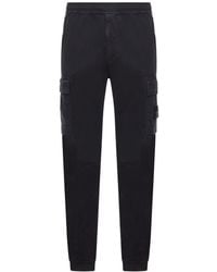 Stone Island - Cargo Pants With Elastic Waist - Lyst