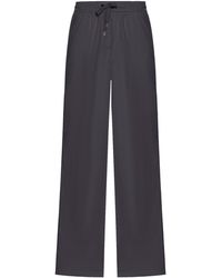 Brunello Cucinelli - Wide Leg Trousers With Drawstring - Lyst