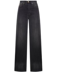 Lois - Skater Loose Wide Leg Jeans - Lyst