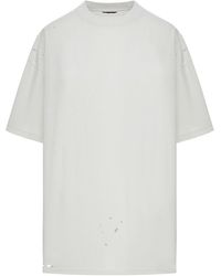 Balenciaga - T-shirt blackletter script oversize - Lyst