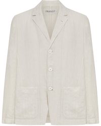 Transit - Single-breasted Tailored Linen Jacket - Lyst