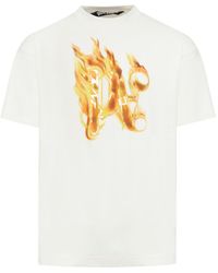 Palm Angels - T-shirt con monogram - Lyst