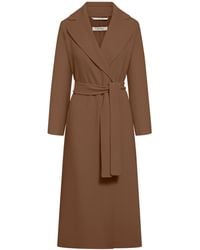 Max Mara - Wool Drap Robe Coat - Lyst