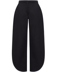 Alaïa - Petal Wool Trousers - Lyst