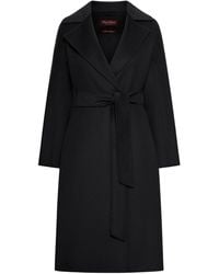 Max Mara - Cashmere Coat With Belt - Lyst