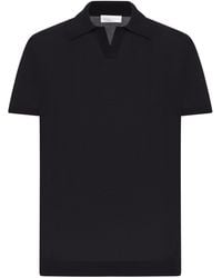 Roberto Collina - Cotton Polo Shirt Without Buttons - Lyst