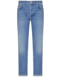 Brunello Cucinelli - Medium Wash Denim Jeans - Lyst
