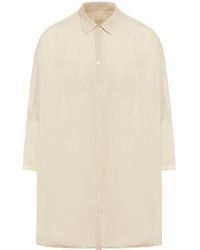 120% Lino - Oversized Linen Shirt - Lyst