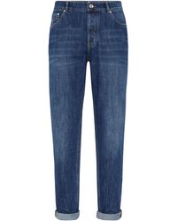 Brunello Cucinelli - Jeans in denim - Lyst