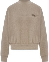 Fear Of God - Crew Neck Sweatshirt With Logo - Lyst