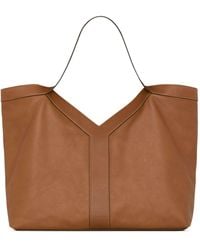 Saint Laurent - Tote y grande in pelle - Lyst
