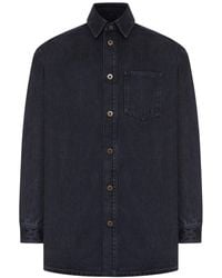 Loewe - Denim Anagram Overshirt - Lyst