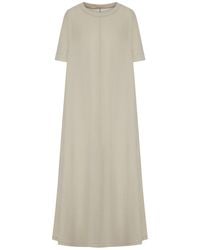 Transit - Minimal Long Linen Dress - Lyst