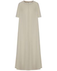 Transit - Minimal Long Linen Dress - Lyst