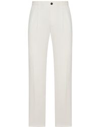Incotex - Tailored Tailored Trousers In Cotton And Linen Blend - Lyst