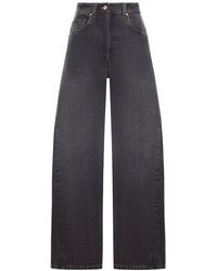 Brunello Cucinelli - Wide Leg Denim Jeans - Lyst
