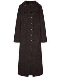 Transit - Long Knit Coat - Lyst