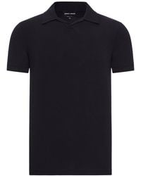 Giorgio Armani - Short-Sleeved Polo Shirt - Lyst