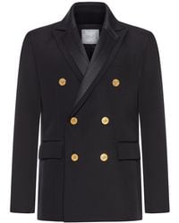 Sacai - Double-face Cotton And Silk Jacket - Lyst