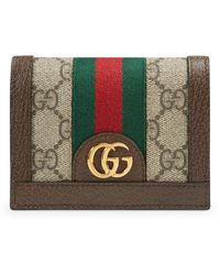 Gucci - Small Ophidia Wallet In GG Supreme - Lyst