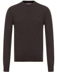 Maison Margiela - Wool Sweater With Elbow Patches - Lyst