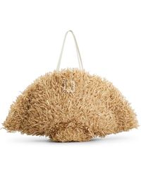 Roger Vivier - Borsa shopping in rafia tres vivier - Lyst