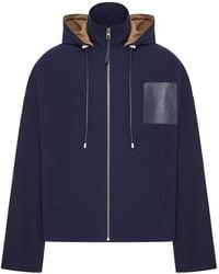 Loewe - Giacca con cappuccio in cotone - Lyst