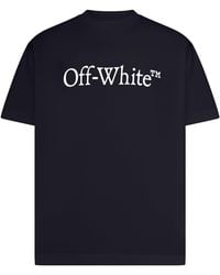 Off-White c/o Virgil Abloh - Crew Neck T-Shirt With Print - Lyst