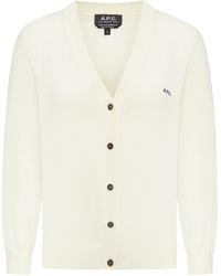 A.P.C. - Cardigan Sweater - Lyst