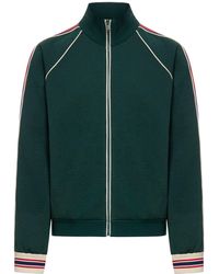 Gucci - Gg Jacquard Jersey Zip Jacket - Lyst