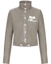 Courreges - Re-Edition Vinyl Jacket - Lyst