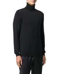 Zanone - Roll-neck Fitted Sweater - Lyst