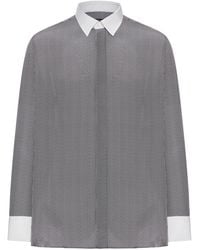 Tom Ford - Camicia in seta con stampa grafica - Lyst
