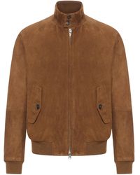 Baracuta - G9 Suede Jacket - Lyst