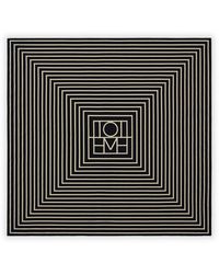 TOTEME - Foulard in seta con dettaglio monogram - Lyst