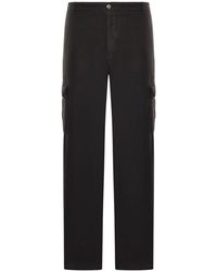 120% Lino - Linen Cargo Trousers - Lyst