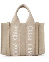 Chloé - Tote Bag Mini Woody - Lyst