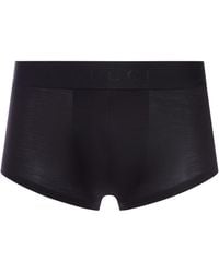Gucci - Boxer in jersey di seta leggera con stampa - Lyst