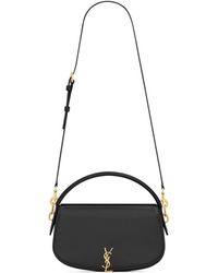 Saint Laurent - Borsa voltaire in pelle - Lyst