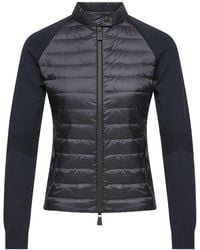Moncler - Grenoble Tricot Quilted Cardigan - Lyst