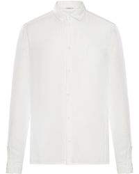 Transit - Camicia in lino slim fit - Lyst