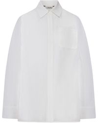Max Mara - Linen Canvas Shirt - Lyst